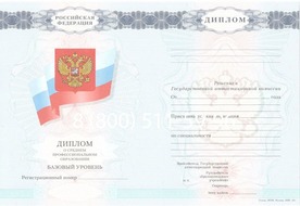 Диплом колледжа 2007-2010 годов