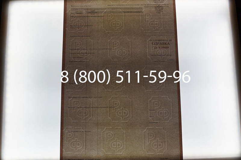 Купить Академическая справка 1996-2009 года в Нижнем Новгороде