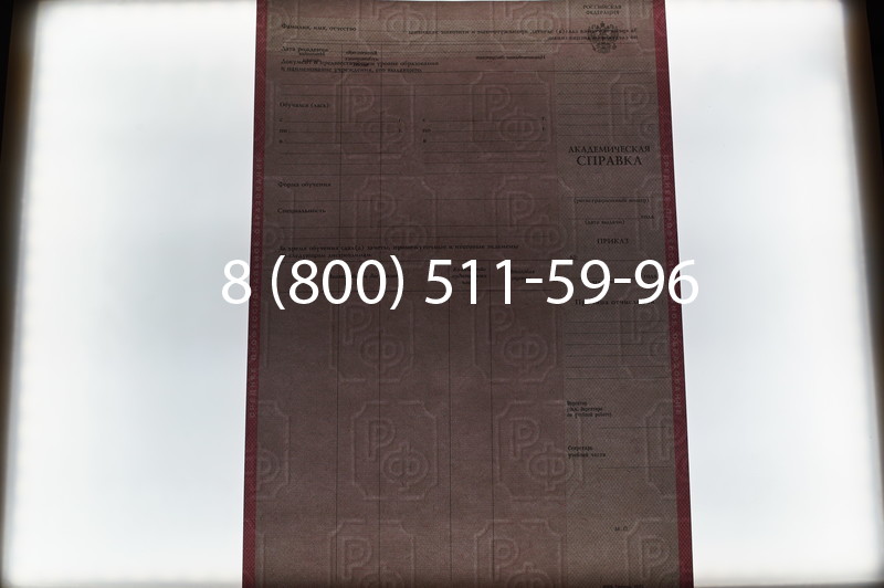 Купить Академическая справка образца 1996-2009 год для колледжа в Нижнем Новгороде