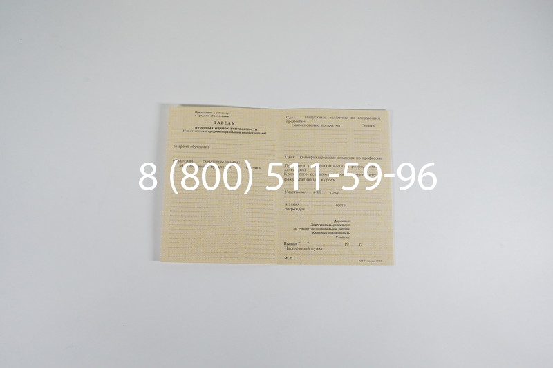 Заказать Аттестат 8 классов СССР в Нижнем Новгороде