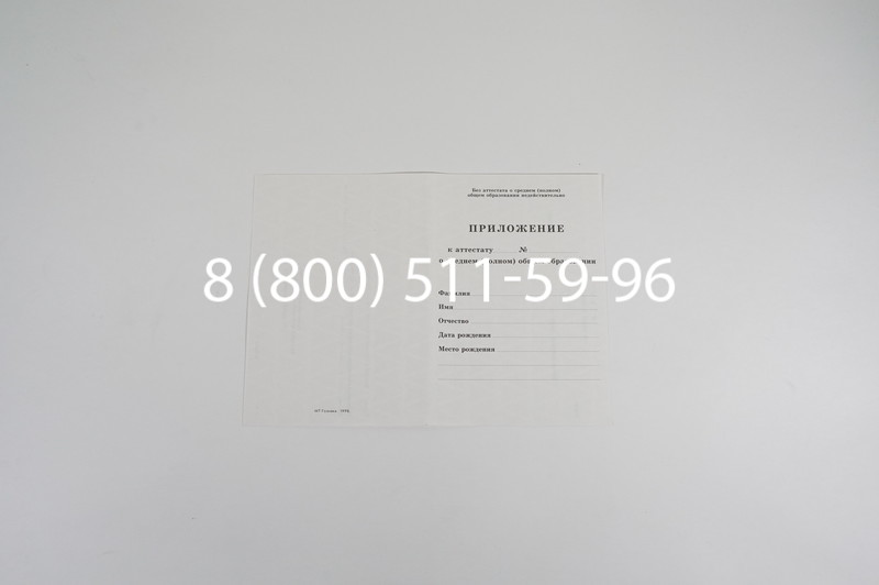 Аттестат за 11 класс 1994-2006 годов в Нижнем Новгороде