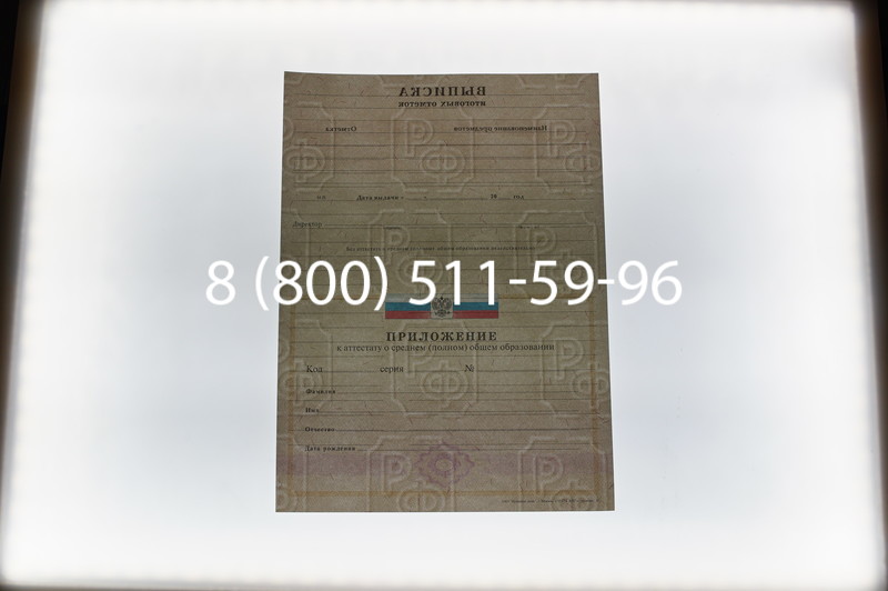 Заказать Аттестат за 11 класс 2007-2010 годов в Нижнем Новгороде