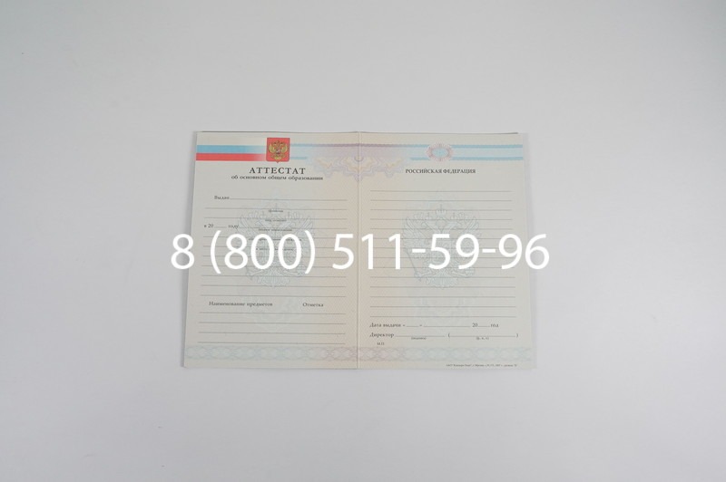 Купить Аттестат за 9 класс 2007-2010 годов в Нижнем Новгороде
