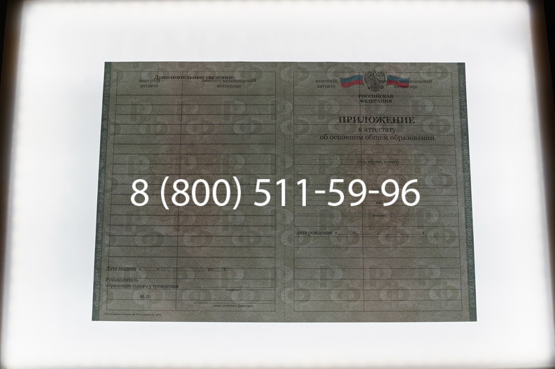 Заказать Аттестат за 9 класс 2011-2013 годов в Нижнем Новгороде