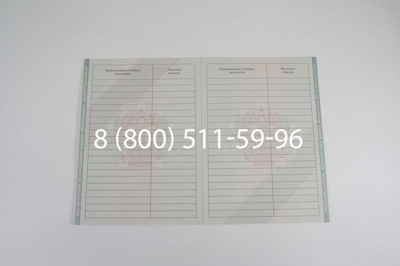 Аттестат за 9 класс 2011-2013 годов в Нижнем Новгороде