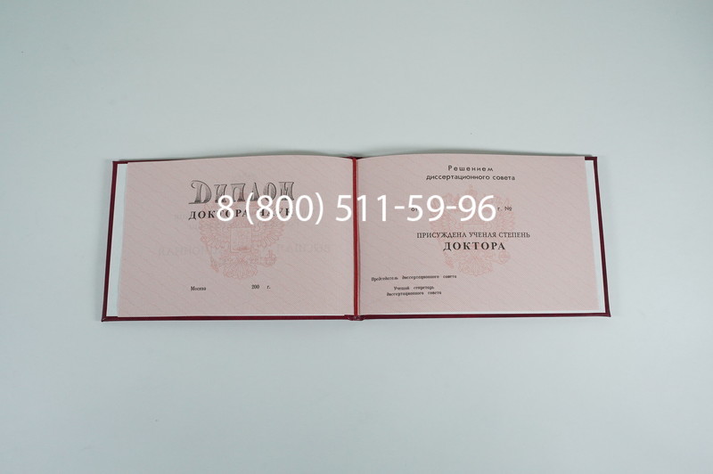 Заказать Диплом доктора наук 1995-2006 года в Нижнем Новгороде