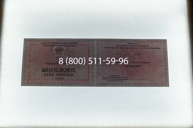 Заказать Диплом доктора наук 2007 в Нижнем Новгороде