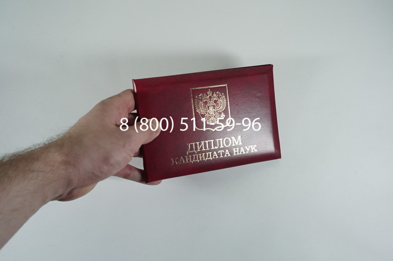 Диплом кандидата наук 2010 в Нижнем Новгороде