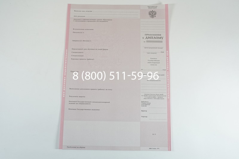 Диплом колледжа 1997-2002 годов в Нижнем Новгороде