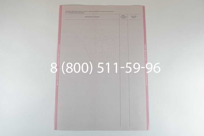 Диплом колледжа 2003-2006 годов в Нижнем Новгороде