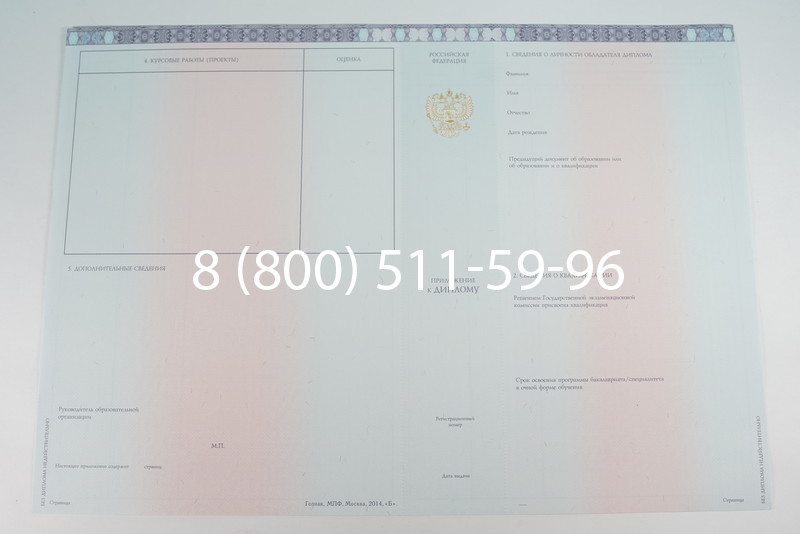 Диплом о высшем образовании 2014-2026 годов в Нижнем Новгороде