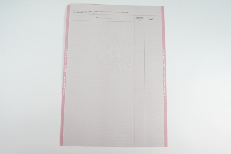 Диплом о среднем образовании 1997-2002 годов в Нижнем Новгороде