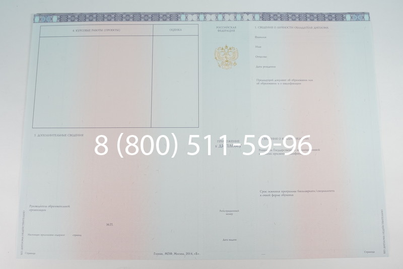 Диплом специалиста 2014-2026 года в Нижнем Новгороде