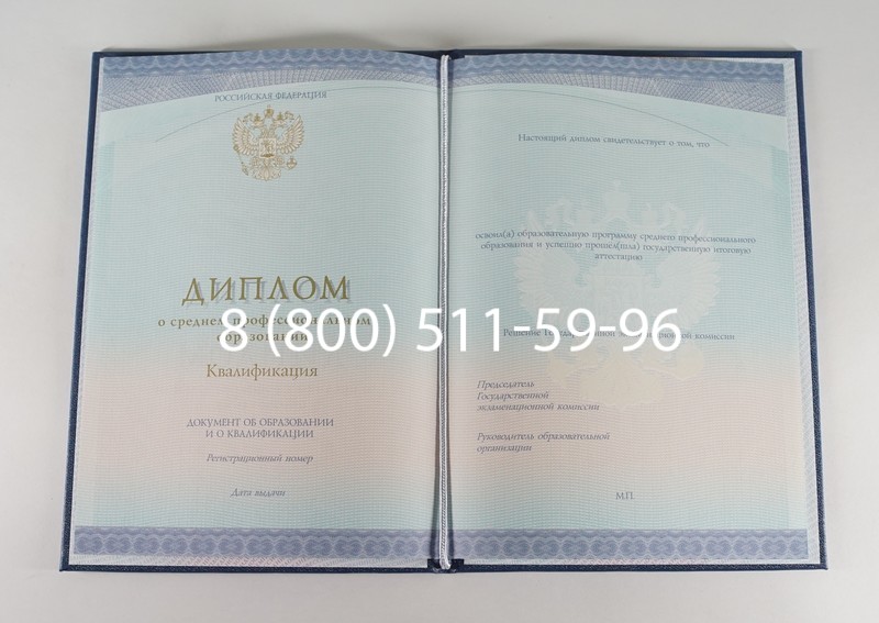 Диплом техникума (Спецбланк) 2014-2026 года в Нижнем Новгороде