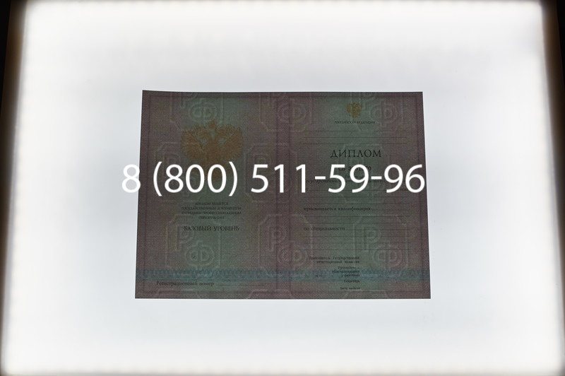 Заказать Диплом техникума 2003-2006 годов в Нижнем Новгороде