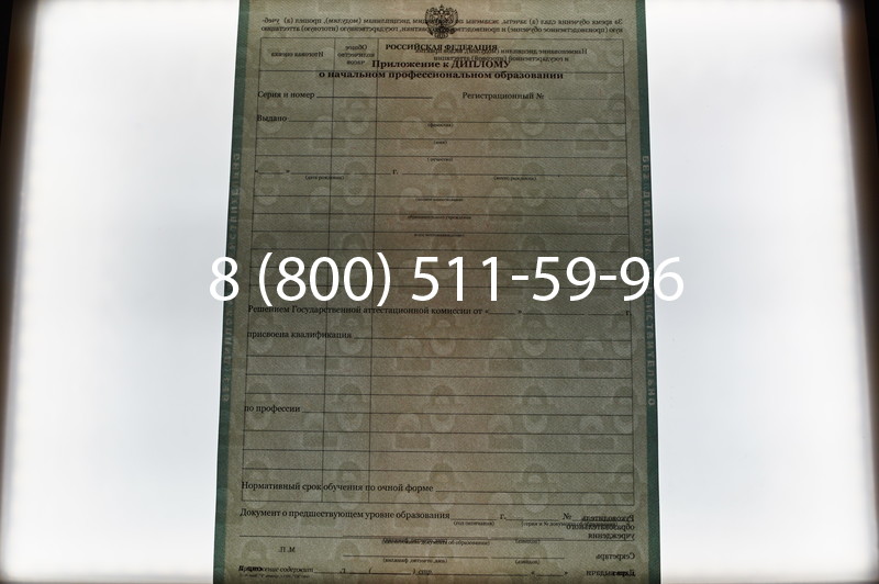 Заказать Диплом училища 2010 год в Нижнем Новгороде