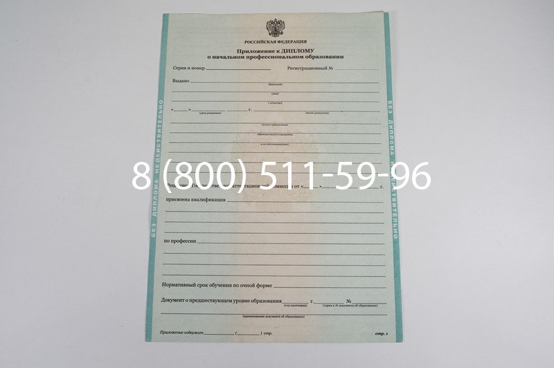 Диплом училища 2010 год в Нижнем Новгороде