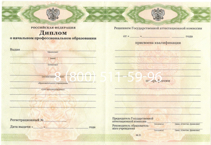 Купить Диплом училища 2010 год в Нижнем Новгороде